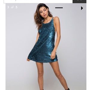 MOTEL ROCKS Sequin GiGi Dress // Taylor Swift